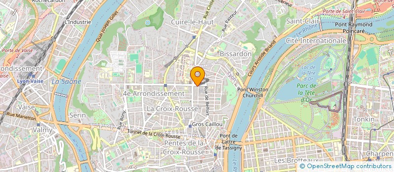 localisation de l'entreprise MONSIEUR HUGO CASABELLA  NEUVILLE-SUR-SAONE