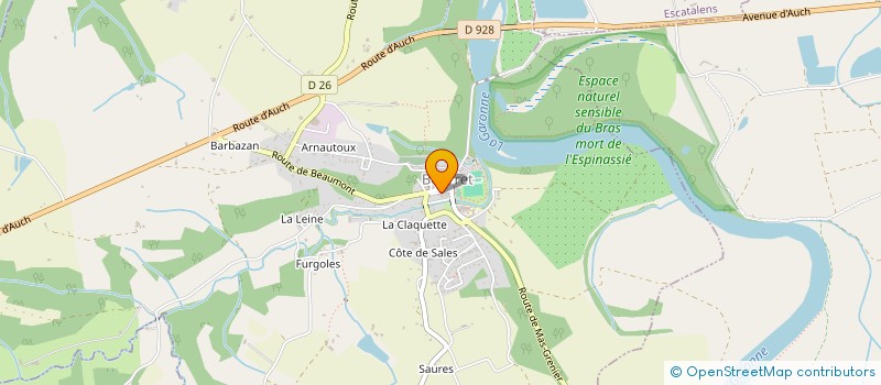 localisation de l'entreprise MONSIEUR HUGO CASSAN  BOURRET