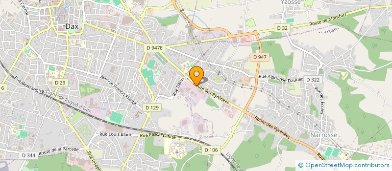 localisation de l'entreprise MONSIEUR HUGO CAUSSIDIES  NARROSSE