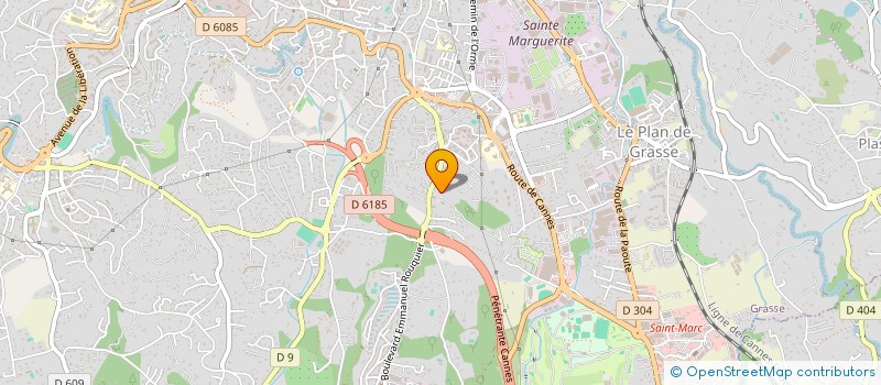 localisation de l'entreprise MONSIEUR HUGO CAVALIER  GRASSE