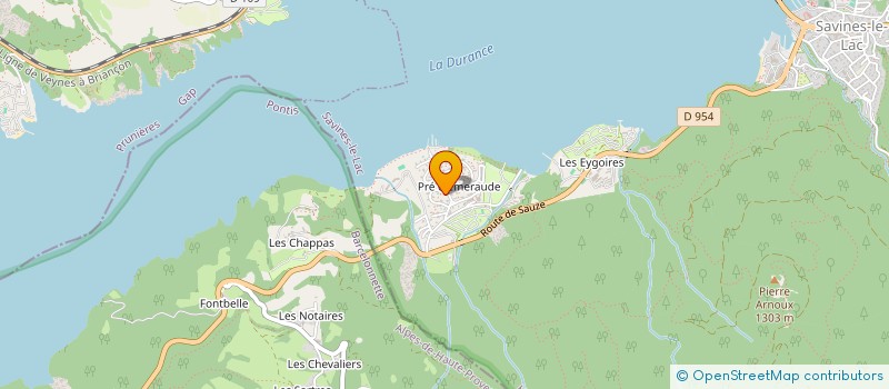 localisation de l'entreprise MONSIEUR HUGO CAVALLINI  SAVINES-LE-LAC