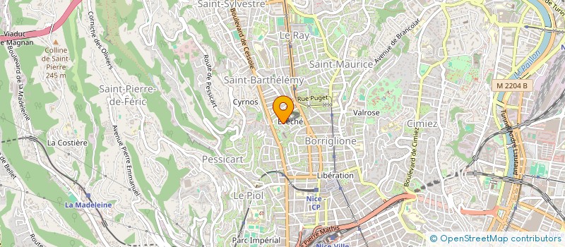 localisation de l'entreprise MONSIEUR HUGO CHABANNES à NICE