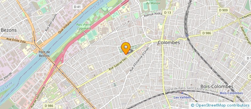 localisation de l'entreprise MONSIEUR HUGO CHAIMOVITCH à COLOMBES