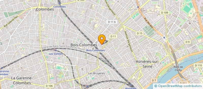 localisation de l'entreprise MONSIEUR HUGO CHALONO à BOIS-COLOMBES