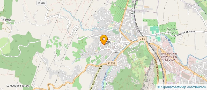 localisation de l'entreprise MONSIEUR HUGO CHAMBERT à SAINT-PERAY