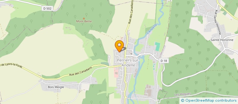 localisation de l'entreprise MONSIEUR HUGO CHANTEPERDRIX  PERRIERS-SUR-ANDELLE