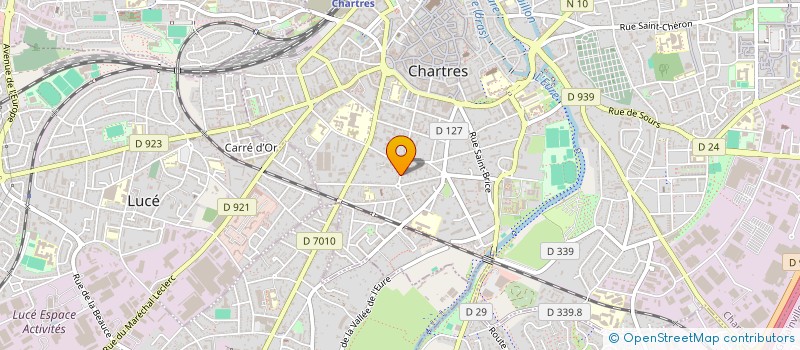 localisation de l'entreprise MONSIEUR HUGO CHAPUS à CHARTRES