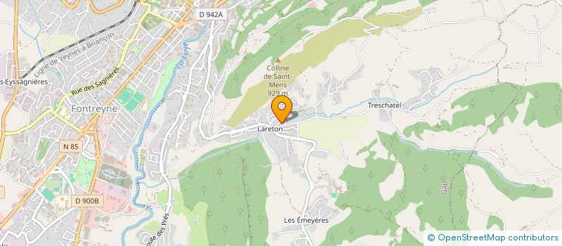 localisation de l'entreprise MONSIEUR HUGO CHARAVIN à GAP