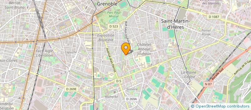 localisation de l'entreprise MONSIEUR HUGO CHARBONNIER MOUNIER à GRENOBLE