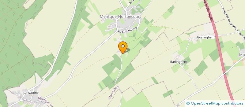 localisation de l'entreprise MONSIEUR HUGO CHARLEMAGNE  MENTQUE-NORTBECOURT