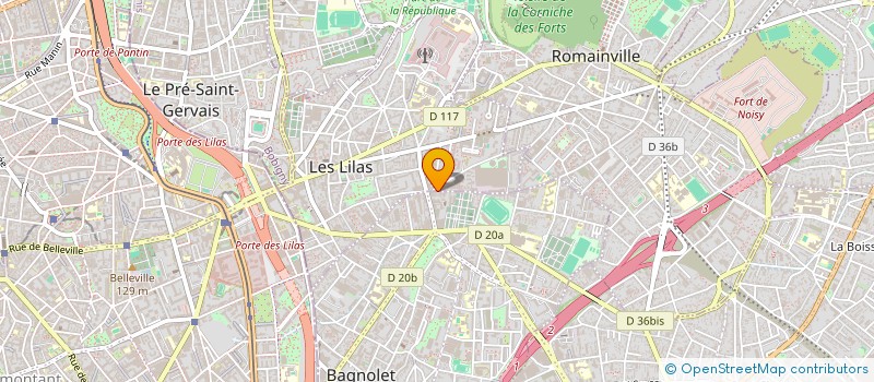localisation de l'entreprise MONSIEUR HUGO CHARLES JOSEPH TISSIEZ à BAGNOLET