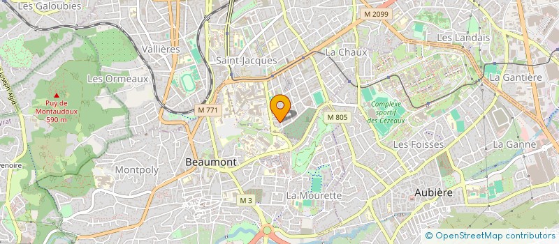 localisation de l'entreprise MONSIEUR HUGO CHASSANY à CLERMONT FERRAND
