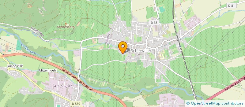 localisation de l'entreprise MONSIEUR HUGO CHASTRES  CHATENOIS