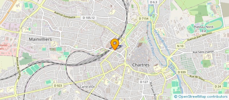localisation de l'entreprise MONSIEUR HUGO CHERAMY à CHARTRES