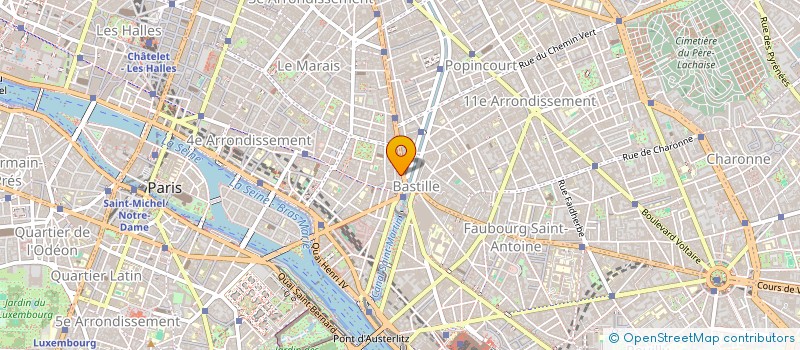 localisation de l'entreprise MONSIEUR HUGO CHEVALIER à PARIS