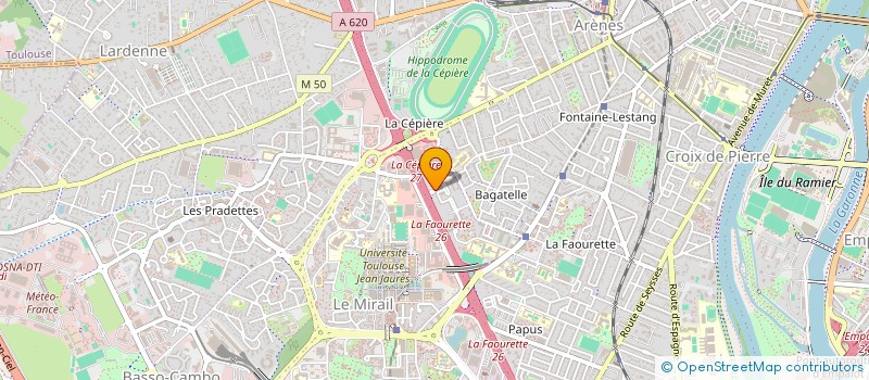 localisation de l'entreprise MONSIEUR HUGO CHILEMME  TOULOUSE