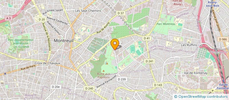 localisation de l'entreprise MONSIEUR HUGO CIERZNIAK à MONTREUIL