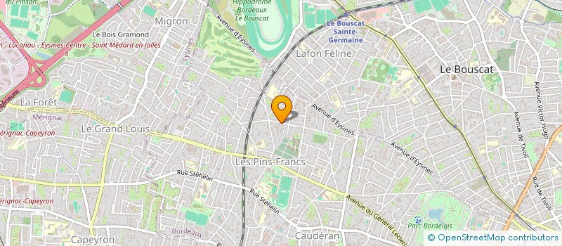 localisation de l'entreprise MONSIEUR HUGO CLAVERIE  BORDEAUX