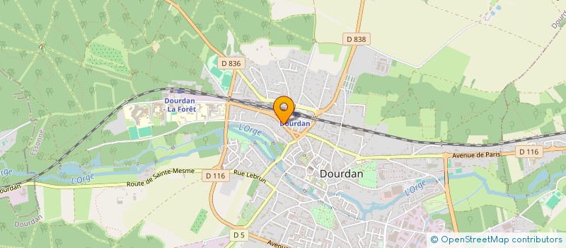 localisation de l'entreprise MONSIEUR HUGO CLEMENT  DOURDAN