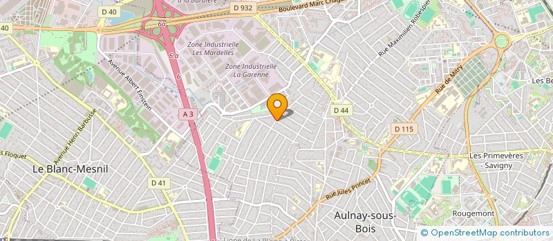 localisation de l'entreprise MONSIEUR HUGO CLEMENT à AULNAY-SOUS-BOIS