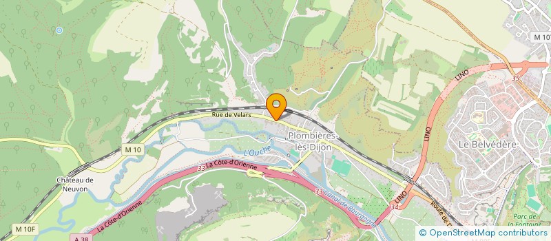 localisation de l'entreprise MONSIEUR HUGO CLERE  PLOMBIERES-LES-DIJON