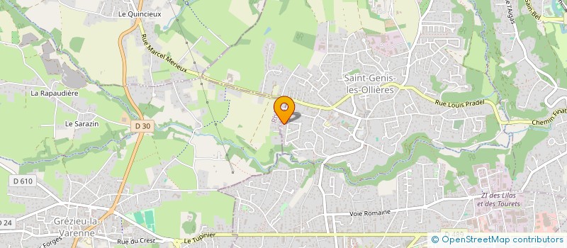 localisation de l'entreprise MONSIEUR HUGO COLOMER  SAINT-GENIS-LES-OLLIERES