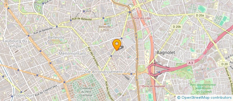 localisation de l'entreprise MONSIEUR HUGO CORDEAU  PARIS