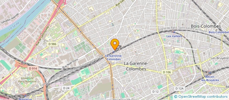 localisation de l'entreprise MONSIEUR HUGO CORNET à COLOMBES