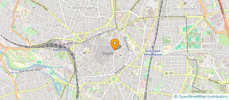 localisation de l'entreprise MONSIEUR HUGO COUDERC à DIJON