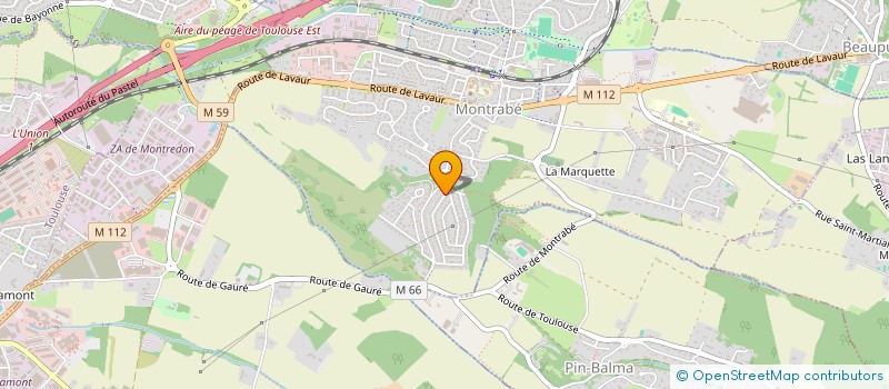 localisation de l'entreprise MONSIEUR HUGO COURTHIAS  BEAUPUY