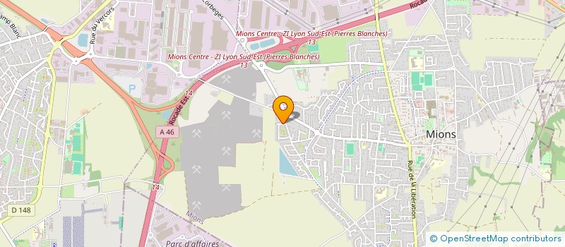 localisation de l'entreprise MONSIEUR HUGO COUVERT  MIONS