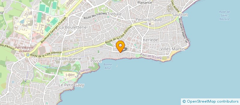 localisation de l'entreprise MONSIEUR HUGO COUVRANT  SAINT-NAZAIRE