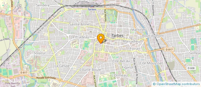 localisation de l'entreprise MONSIEUR HUGO CRELEROT  TARBES