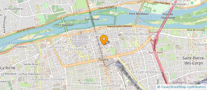 localisation de l'entreprise MONSIEUR HUGO CRESPIN  TOURS