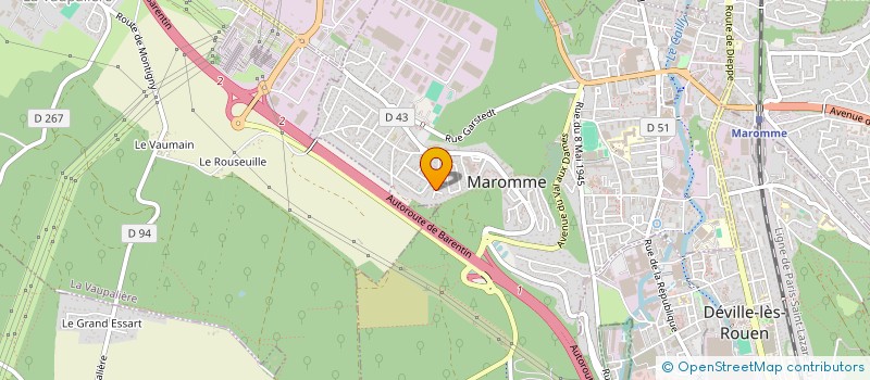 localisation de l'entreprise MONSIEUR HUGO CRONIER  MAROMME