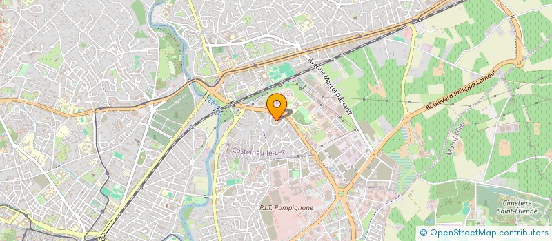 localisation de l'entreprise MONSIEUR HUGO CROS à MONTPELLIER