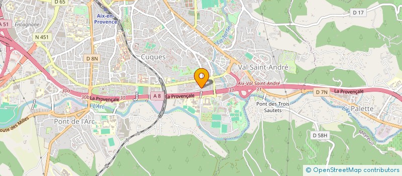 localisation de l'entreprise MONSIEUR HUGO CUNISSE à AIX-EN-PROVENCE
