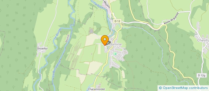 localisation de l'entreprise MONSIEUR HUGO CUVELLIER  CONDAMINE