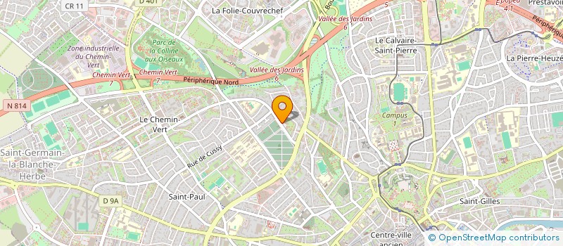 localisation de l'entreprise MONSIEUR HUGO CUVILLIER  CAEN