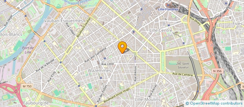 localisation de l'entreprise MONSIEUR HUGO CUVILLIER  LILLE