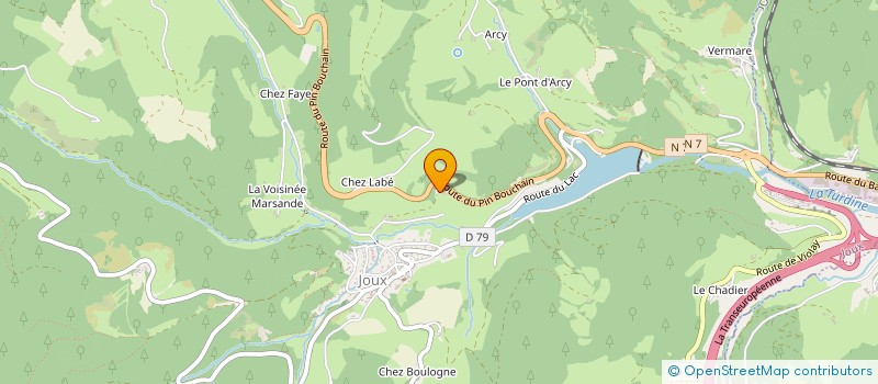 localisation de l'entreprise MONSIEUR HUGO DA COSTA  JOUX