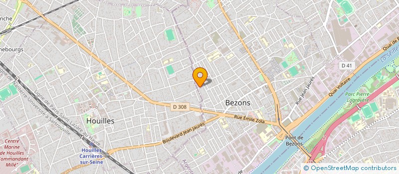 localisation de l'entreprise MONSIEUR HUGO DA FONSECA PEREIRA à BEZONS