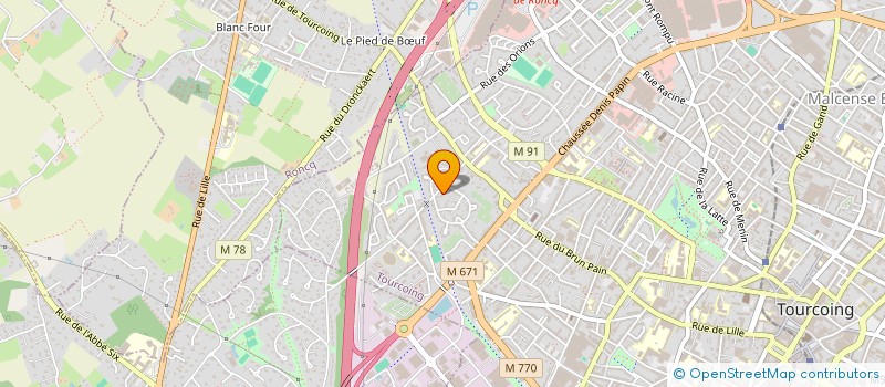 localisation de l'entreprise MONSIEUR HUGO DA SILVA  TOURCOING