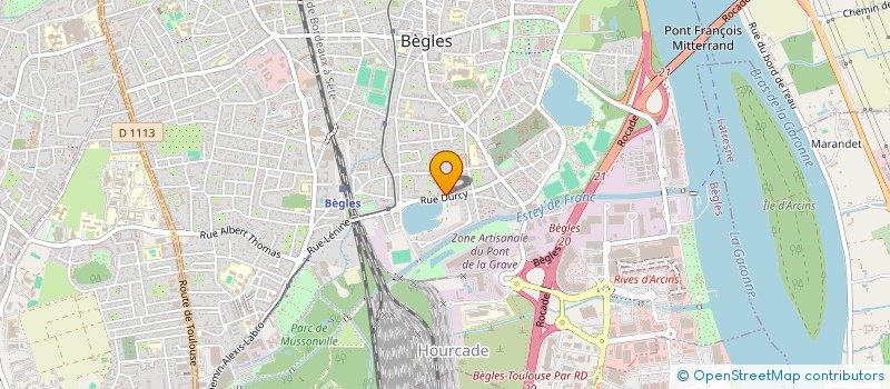 localisation de l'entreprise MONSIEUR HUGO DA SILVA PEIXOTO à BEGLES