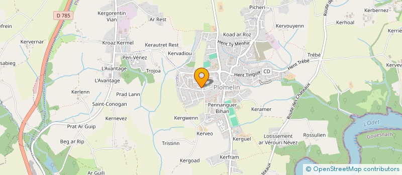 localisation de l'entreprise MONSIEUR HUGO DAERON  PLOMELIN