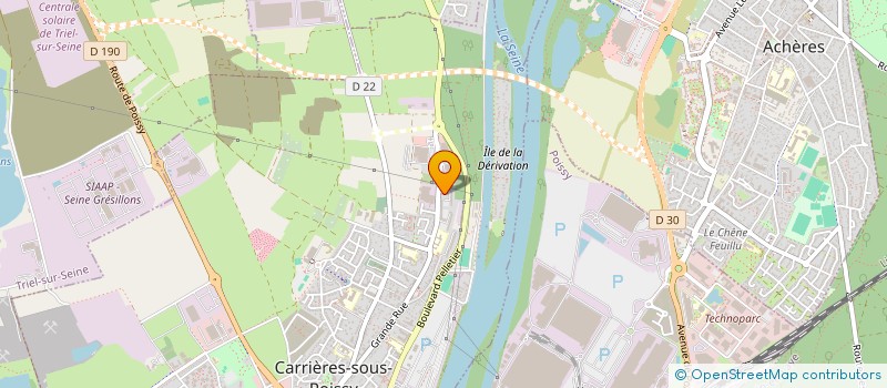 localisation de l'entreprise MONSIEUR HUGO DAIRAIN  CARRIERES-SOUS-POISSY