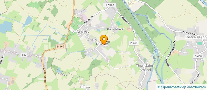 localisation de l'entreprise MONSIEUR HUGO DALLE  THUN-SAINT-AMAND