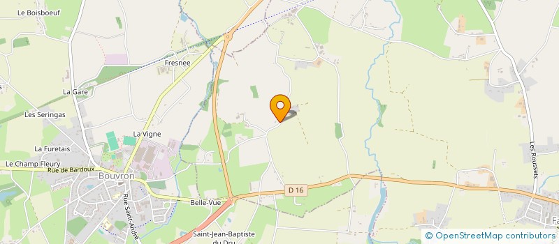 localisation de l'entreprise MONSIEUR HUGO DANET  FAY-DE-BRETAGNE