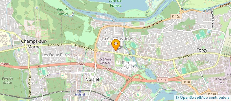 localisation de l'entreprise MONSIEUR HUGO DANNEELS  NOISIEL