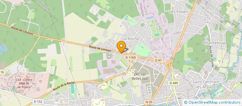 localisation de l'entreprise MONSIEUR HUGO DANYCE  OLLAINVILLE